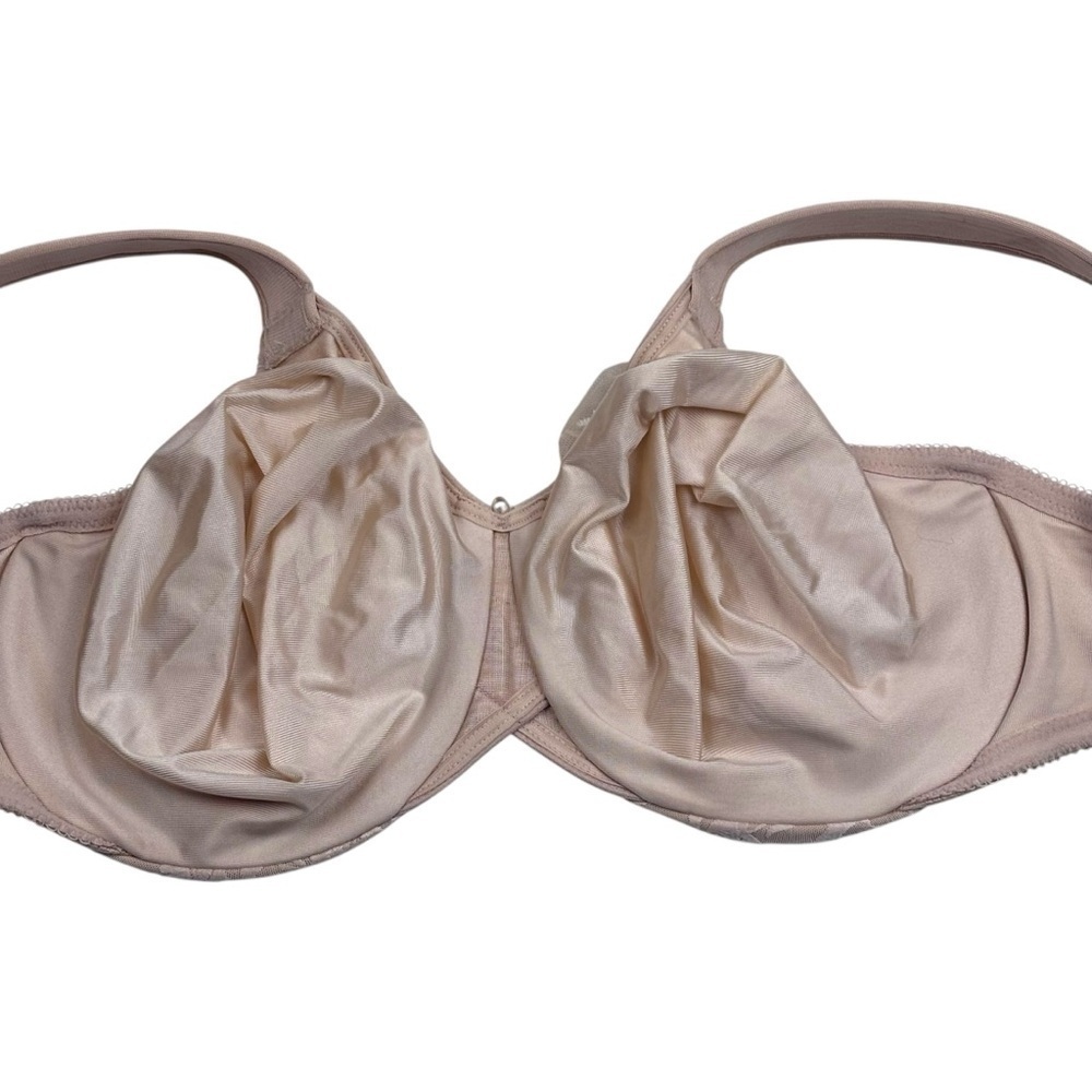 WACOAL 85567 SAND NUDE CALLA LILY JACQUARD AWARENESS UNDERWIRE BRA 42D - Picture 10 of 12